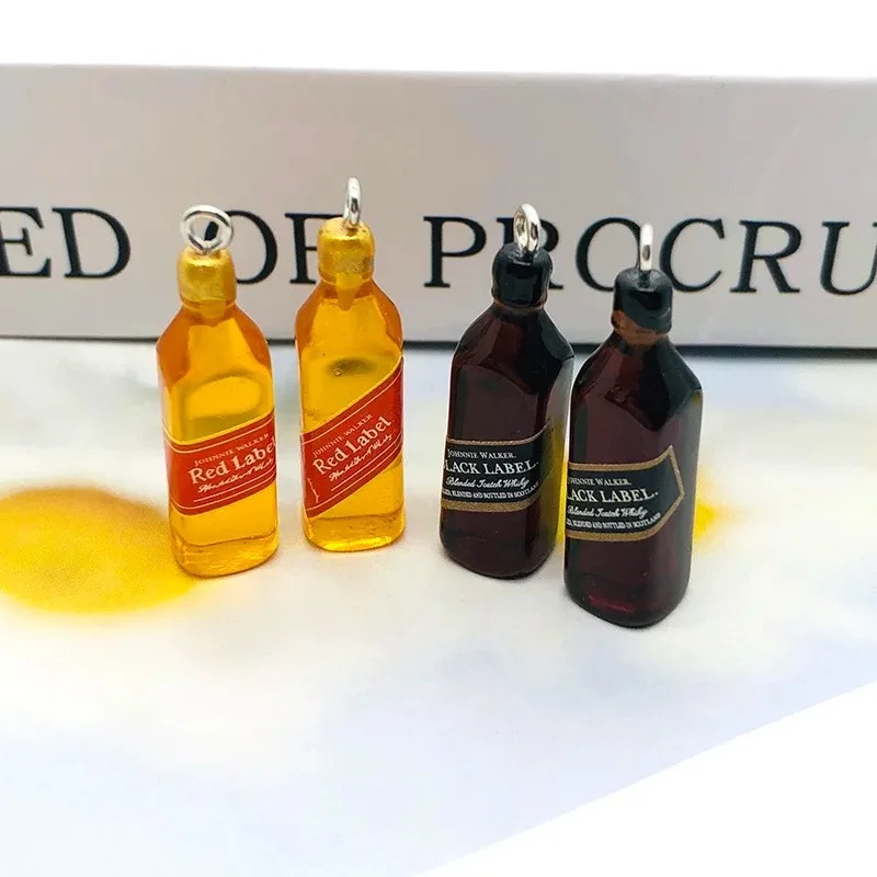 Resin Art Calligraphy - 10Pcs Tiny Wine Bar Bottle Resin