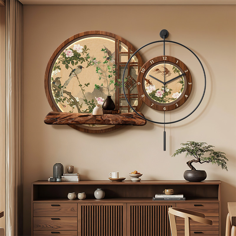 Resin Art On Wood - New Chinese Restaurant Decorative Paintings: Flower