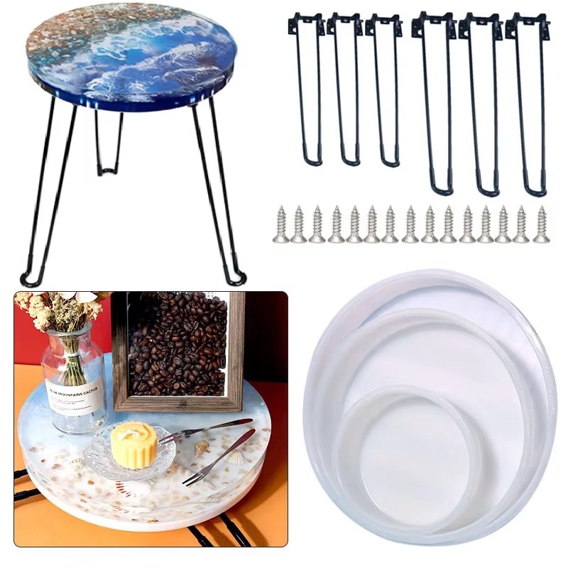 Resin Art Tray - Large Round Tray UV Resin Mold