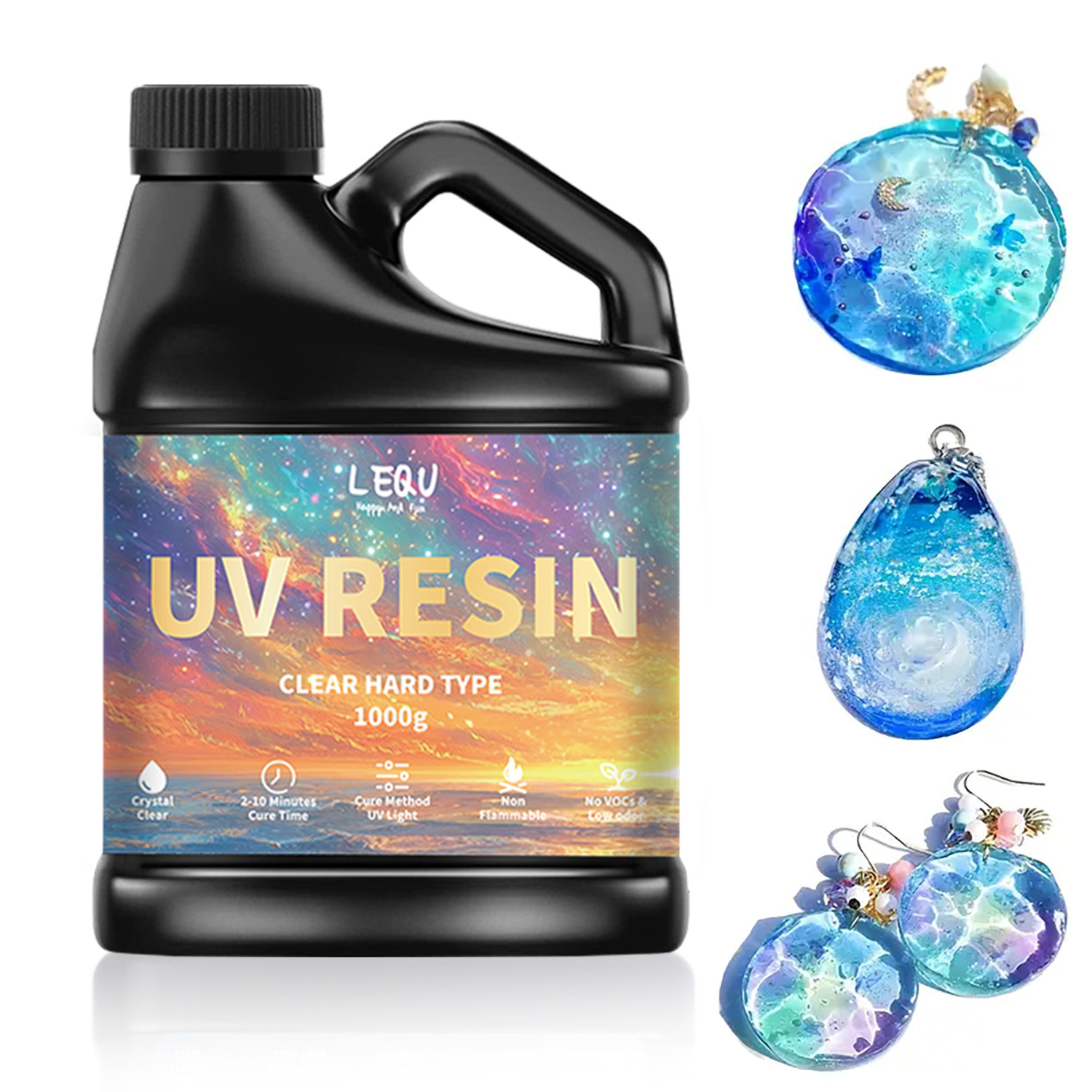 Resin Art Liquid - 100/200/500/1000g UV Epoxy Resin Glue High