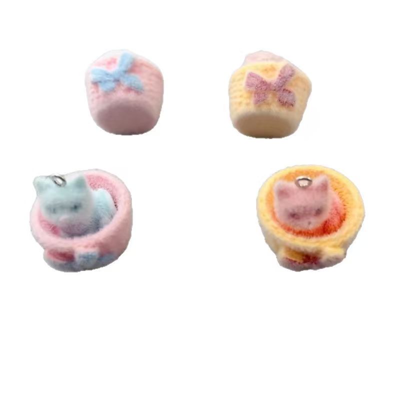4pcs 3D plush resin cat pendan - Resin Art Calligraphy review and price