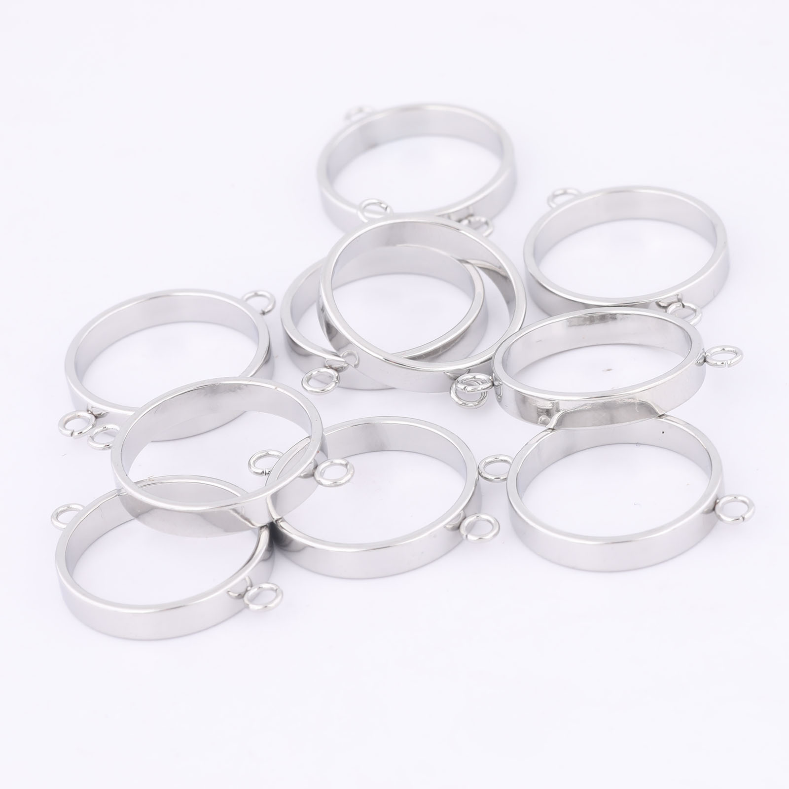 10pcs Stainless Steel 14mm Ope - Resin Art Calligraphy review and price
