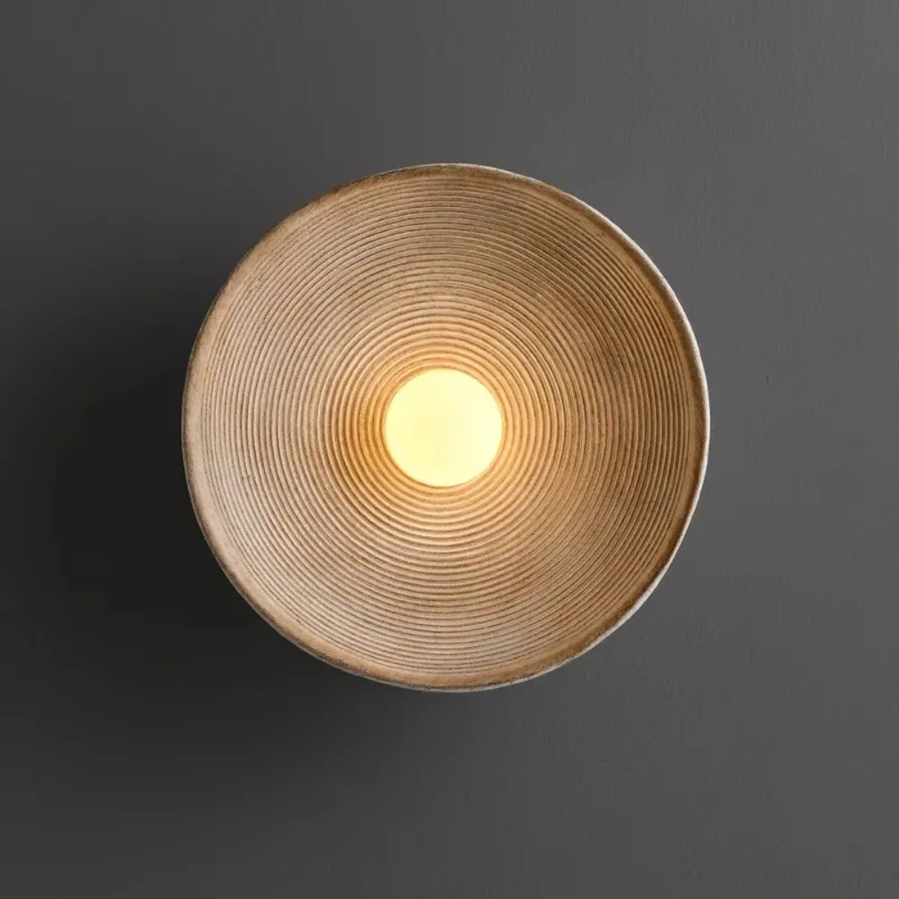 JOYON Wabi Sabi Round Wall Lam - Resin Art On Wood review and price