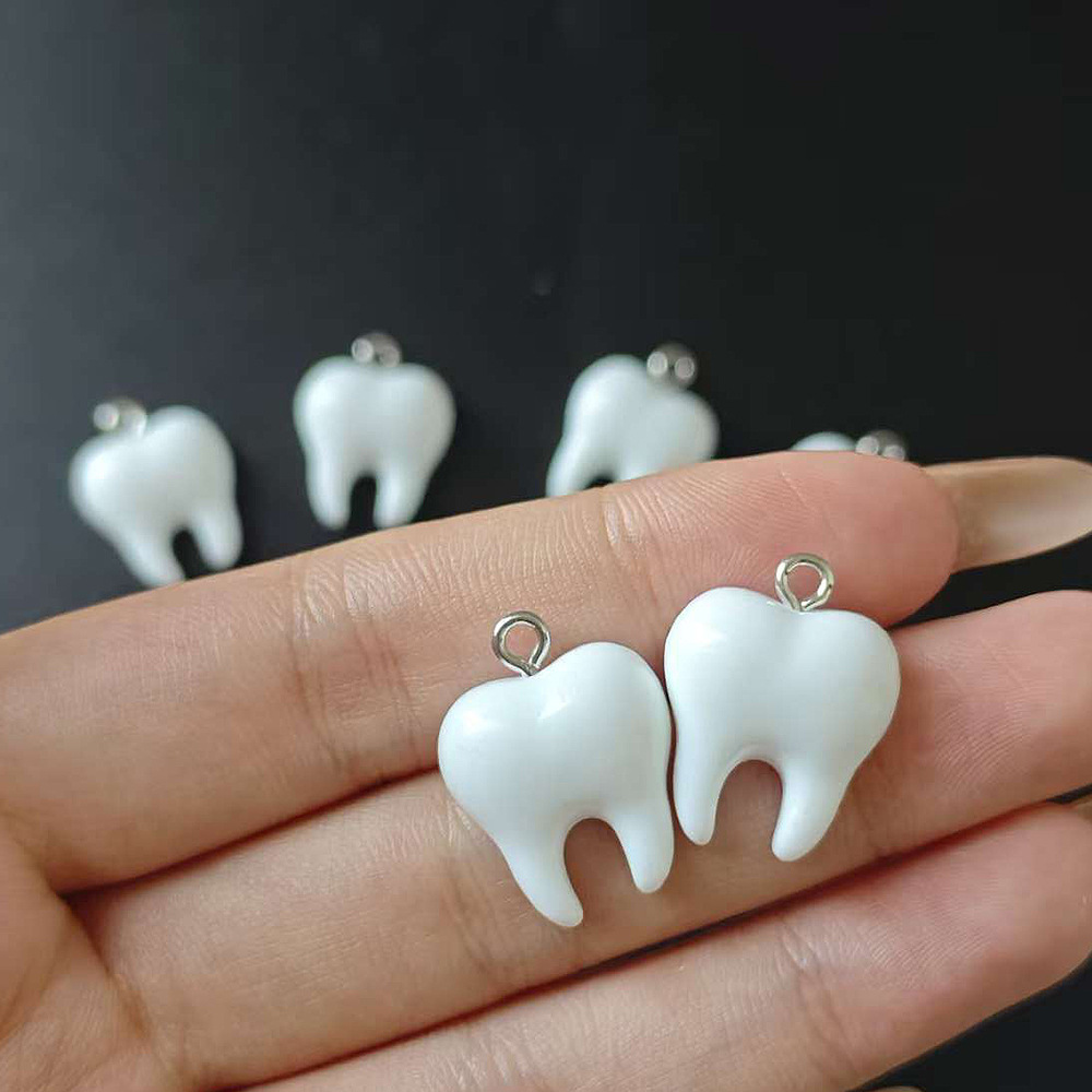 10pcs Cute White Teeth Resin P - Resin Art Calligraphy review and price