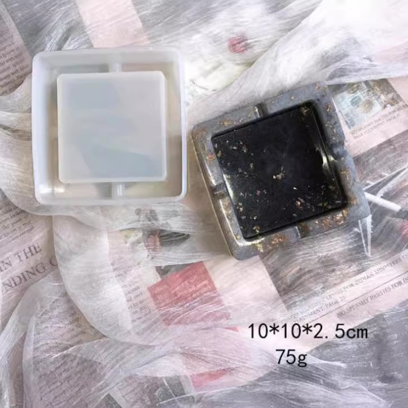 Silicone Ashtray Mold Crystal  - Resin Art Tray review and price
