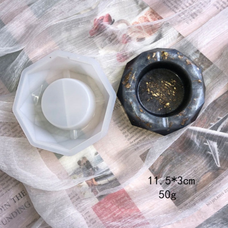 Silicone Ashtray Mold Crystal  - Resin Art Tray review and price