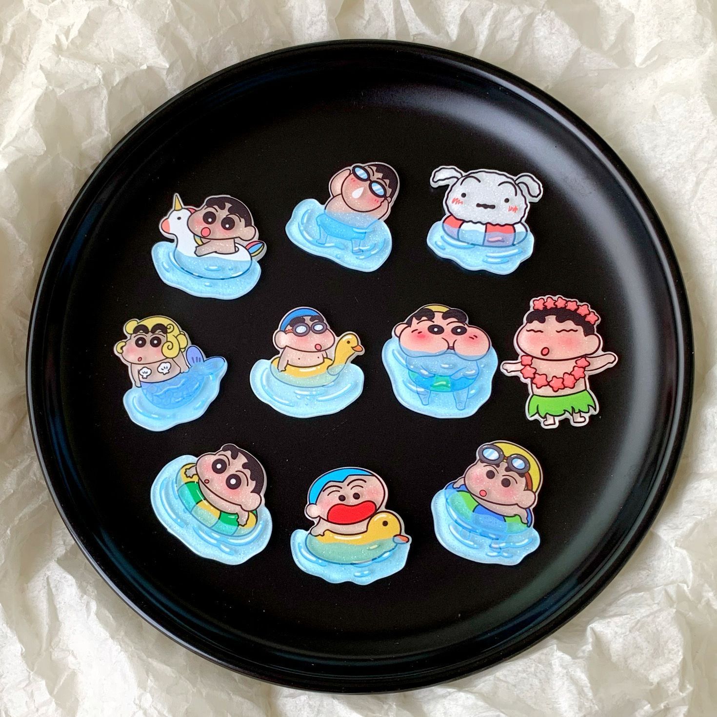 Crayon Shin-chan resin accesso - Resin Art Phone Case review and price