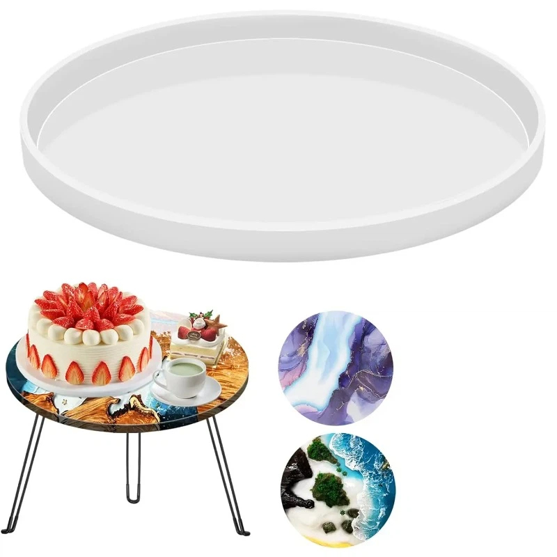 Round Epoxy Table Resin Molds, - Resin Art Tray review and price