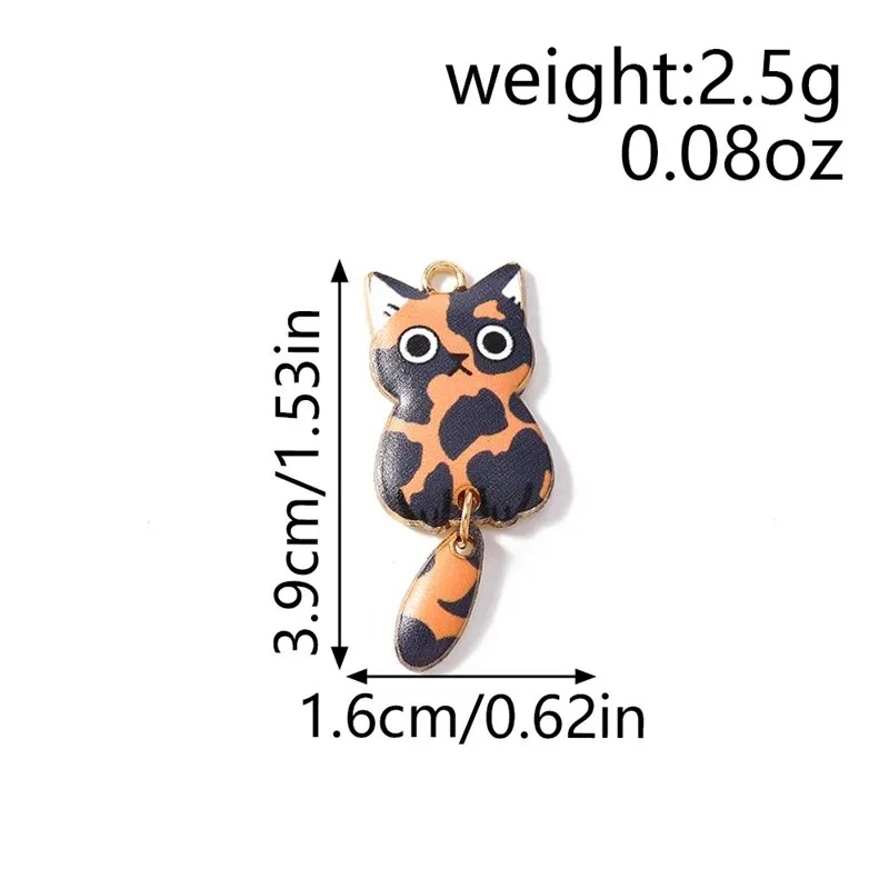10Pcs 16×39mm Cute Cartoon Cat - Resin Art Calligraphy review and price