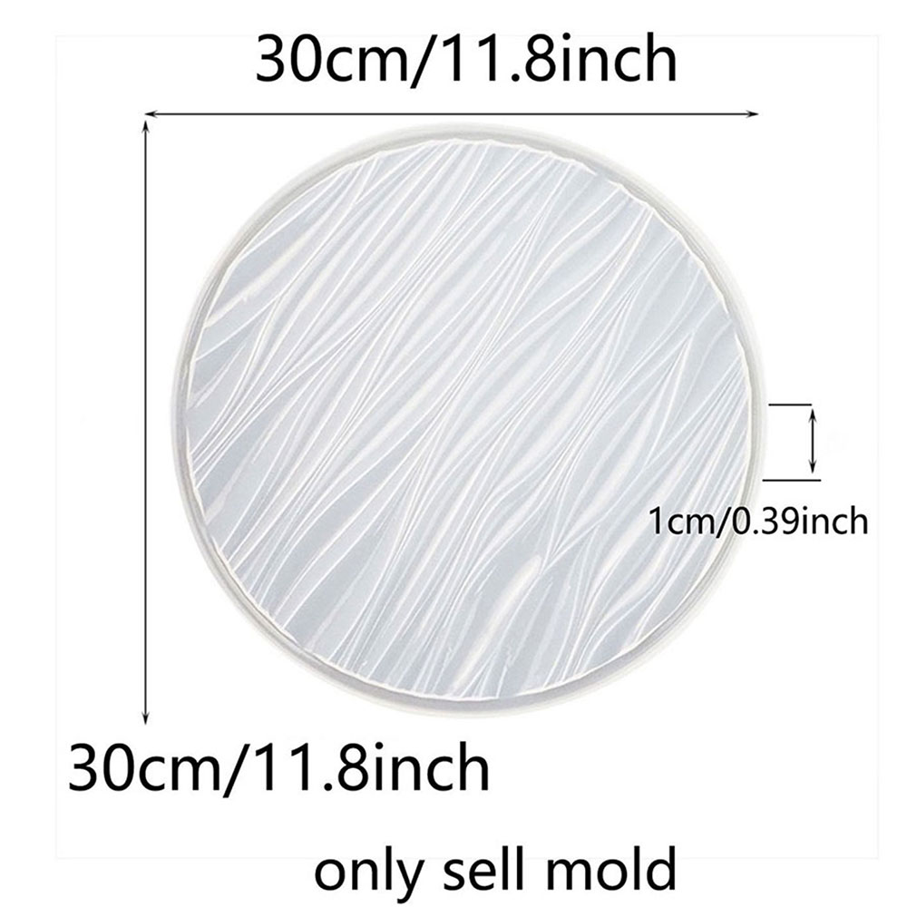 Large Round Tray Silicone Mold - Resin Art Liquid review and price