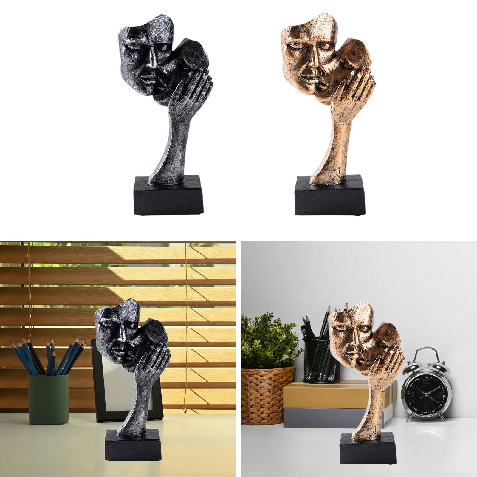 Abstract Art Couple Sculpture  - Resin Art Gift For Birthday review and price
