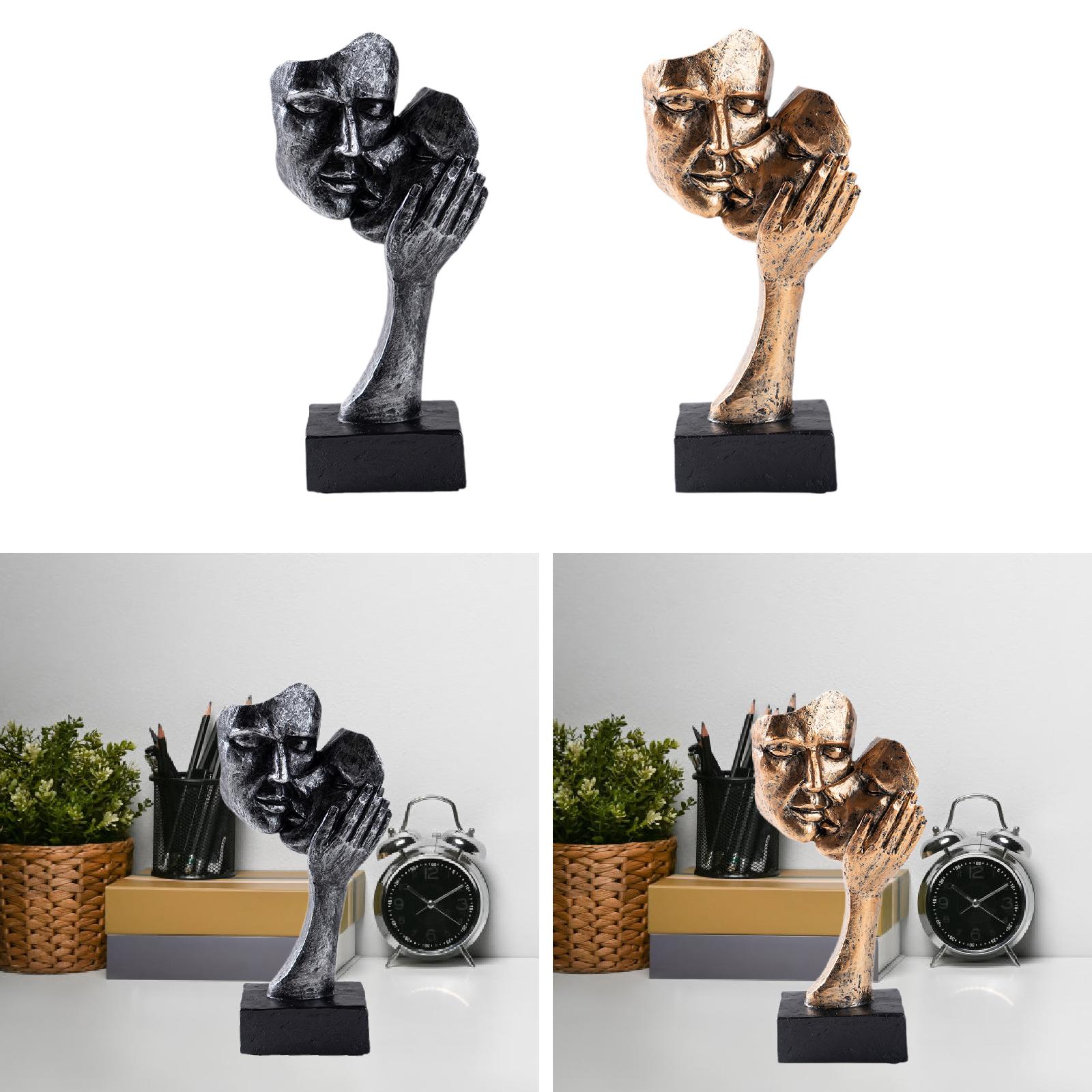 Abstract Art Couple Sculpture  - Resin Art Gift For Birthday review and price