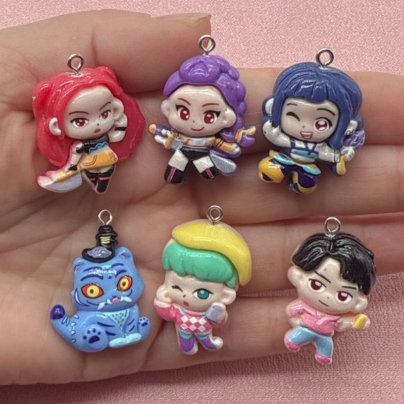 10pcs resin cartoon pendant, D - Resin Art Calligraphy review and price