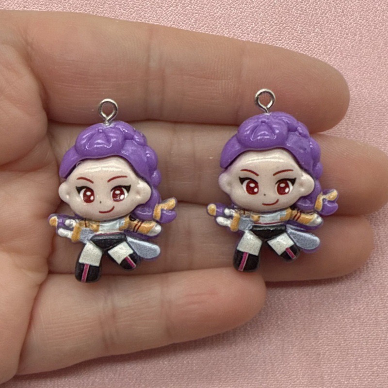 10pcs resin cartoon pendant, D - Resin Art Calligraphy review and price