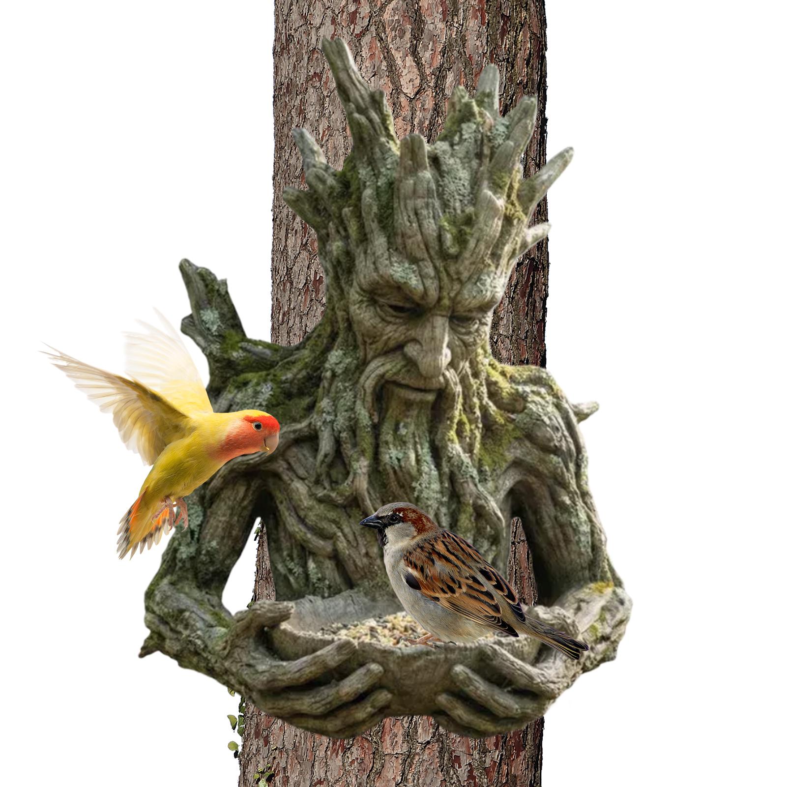 Mounted on Tree Bird Feeder We - Resin Art On Wood review and price