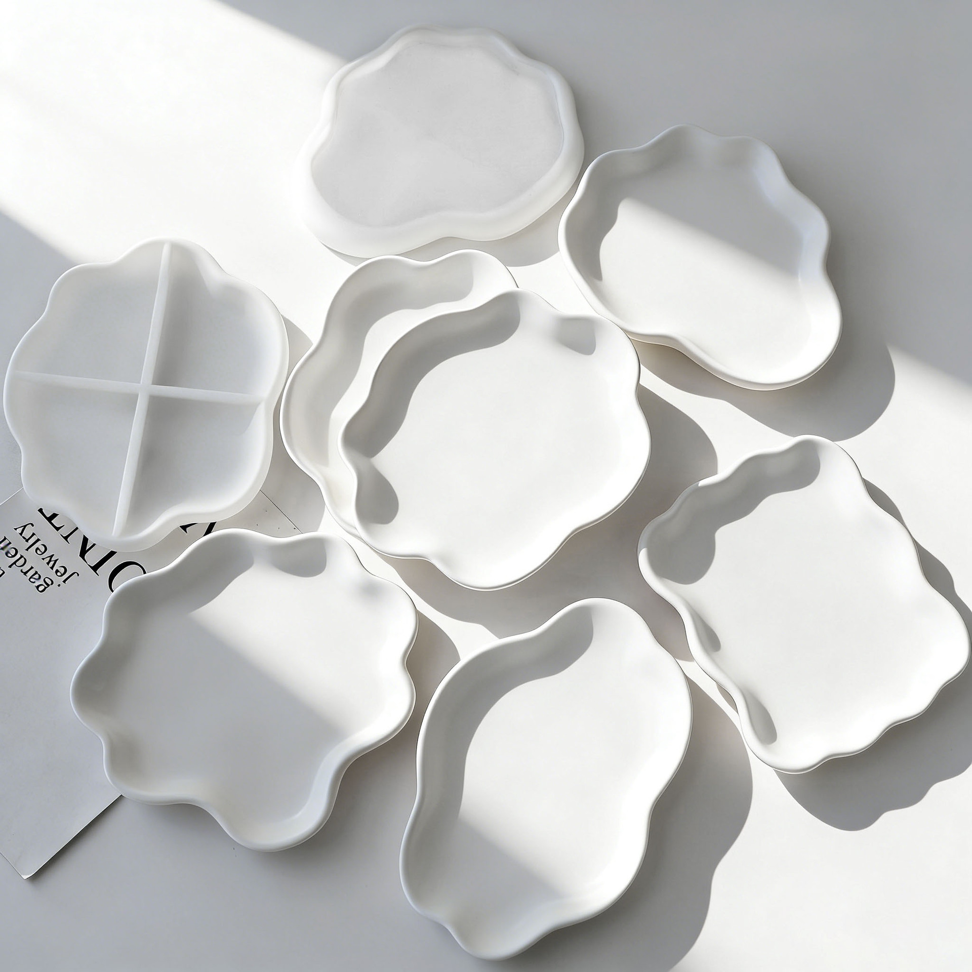 DIY Geometric Wave Plaster Coa - Resin Art Tray review and price