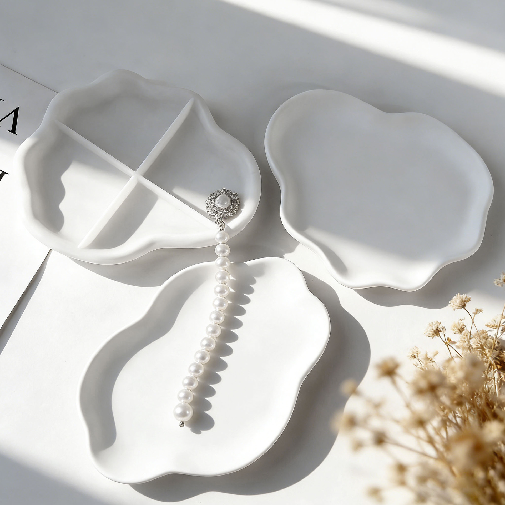 DIY Geometric Wave Plaster Coa - Resin Art Tray review and price