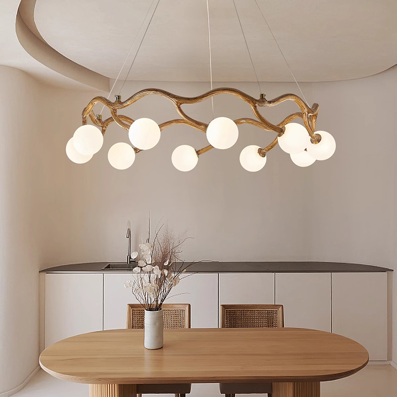 Modern White Glass Wood Chande - Resin Art On Wood review and price