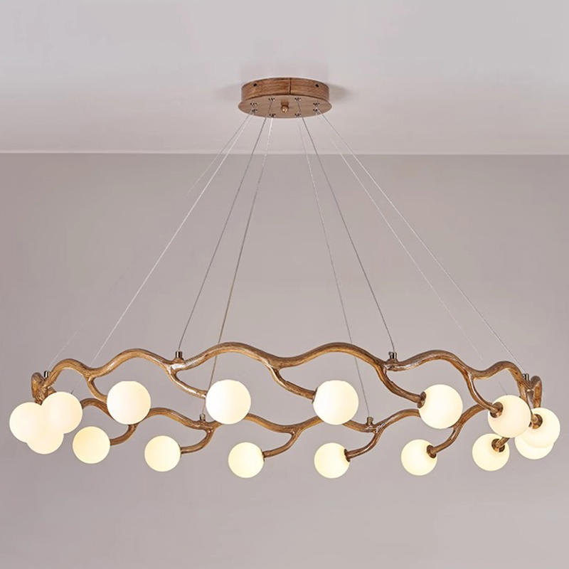 Modern White Glass Wood Chande - Resin Art On Wood review and price