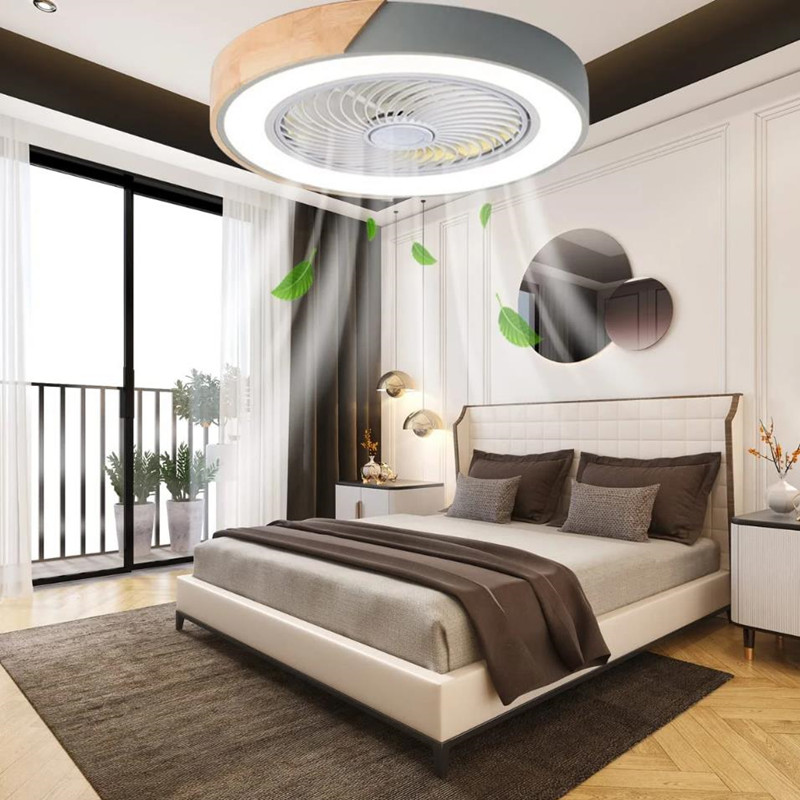 Modern Wood Ceiling Fan Light  - Resin Art On Wood review and price