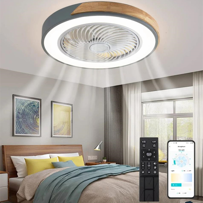 Modern Wood Ceiling Fan Light  - Resin Art On Wood review and price