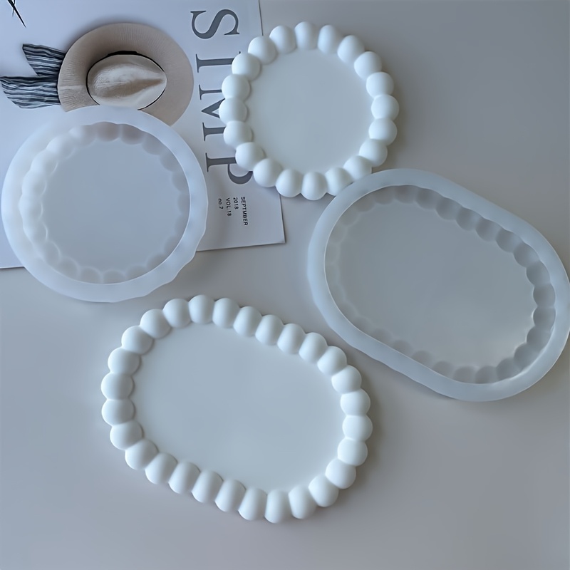 Resin silicone molds, oval bub - Resin Art Tray review and price