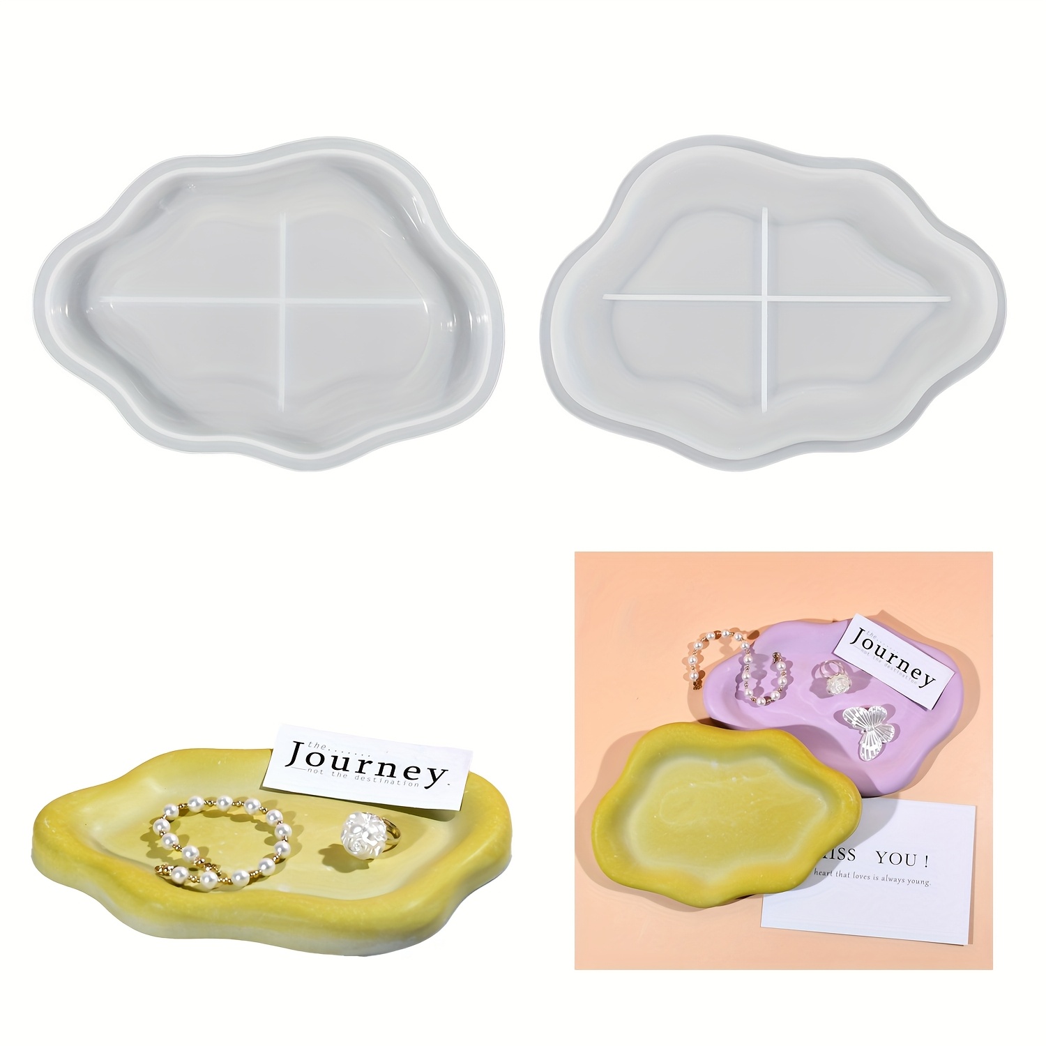 Heart Tray Resin Mold Cloud Co - Resin Art Tray review and price