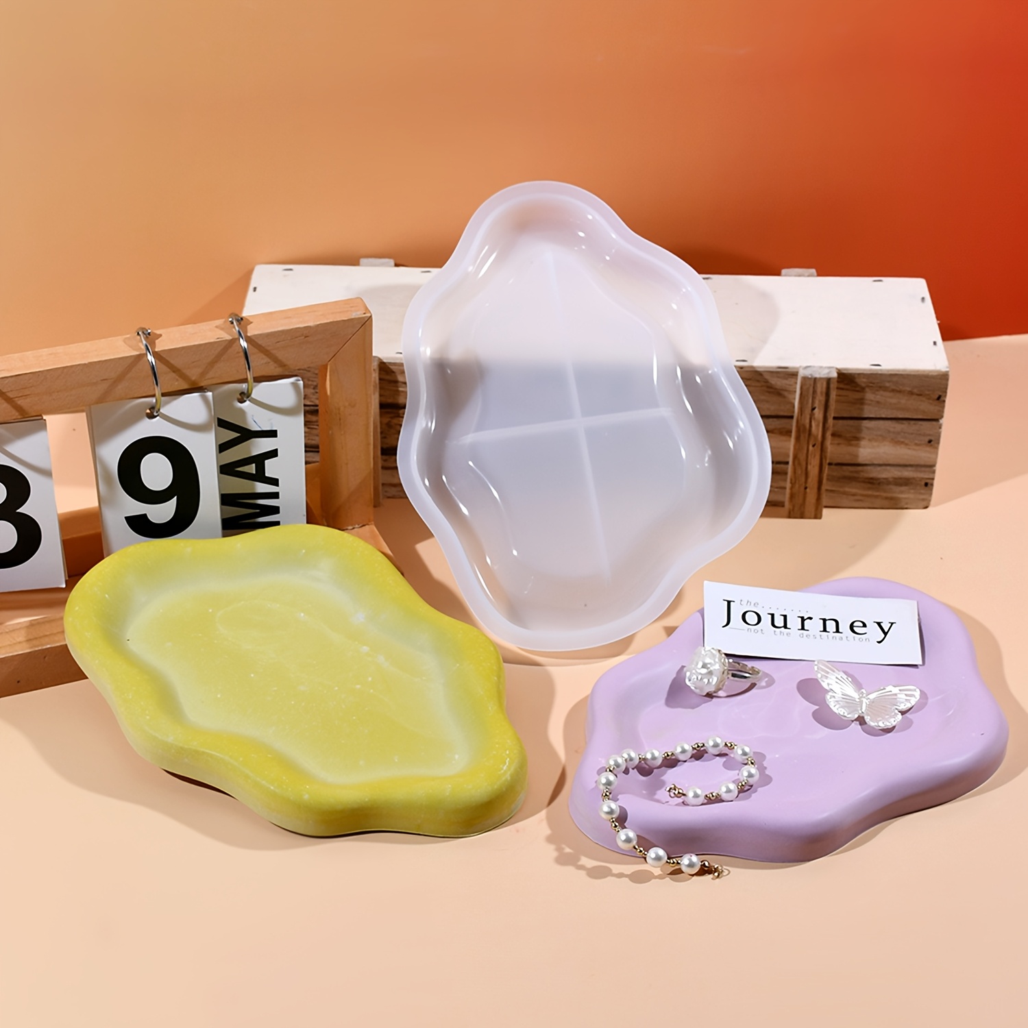 Heart Tray Resin Mold Cloud Co - Resin Art Tray review and price