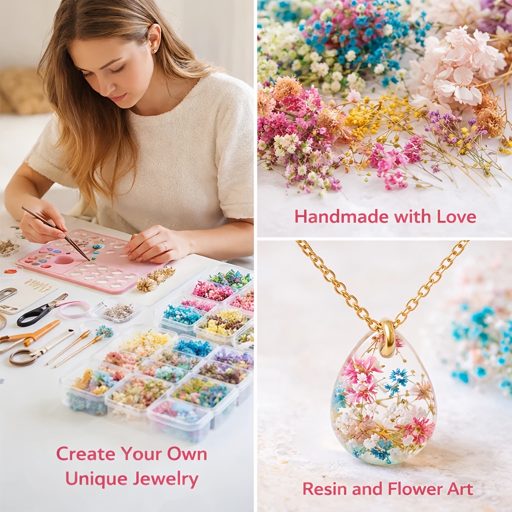 10 Box Mixed Dried Flower Bouq - Resin Art Gift For Birthday review and price