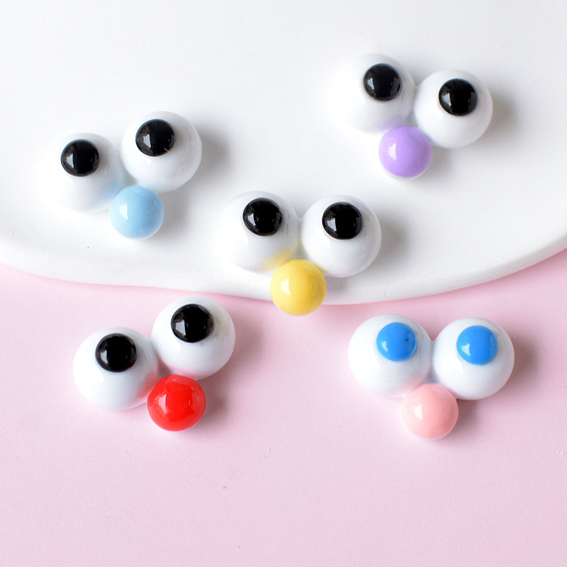 10Pcs Cute Eyes Flatback Resin - Resin Art Phone Case review and price