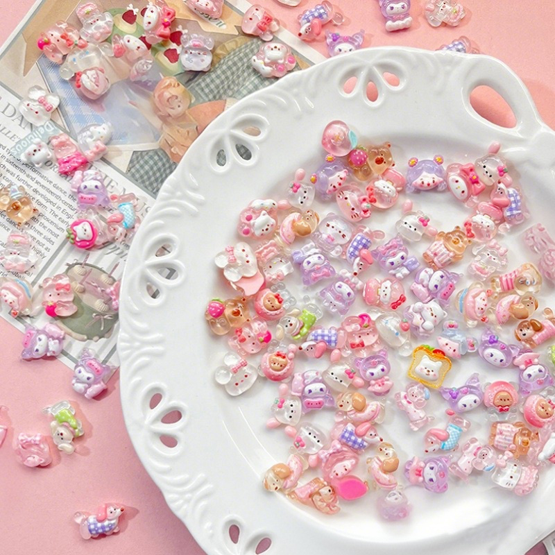 10-100pcs mini smooth transpar - Resin Art Gift For Birthday review and price