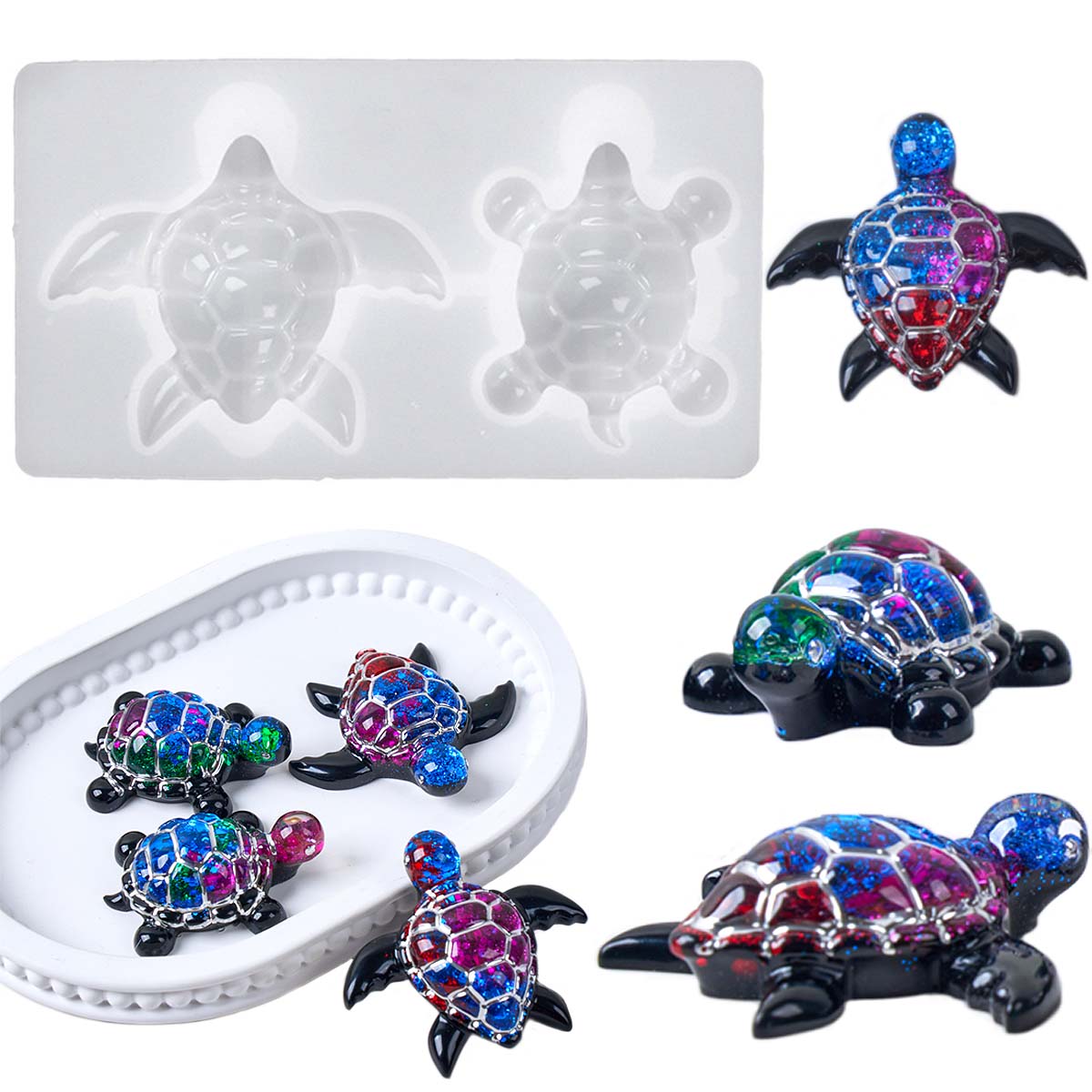 3D Sea Turtle Keychain Silicon - Resin Art Liquid review and price