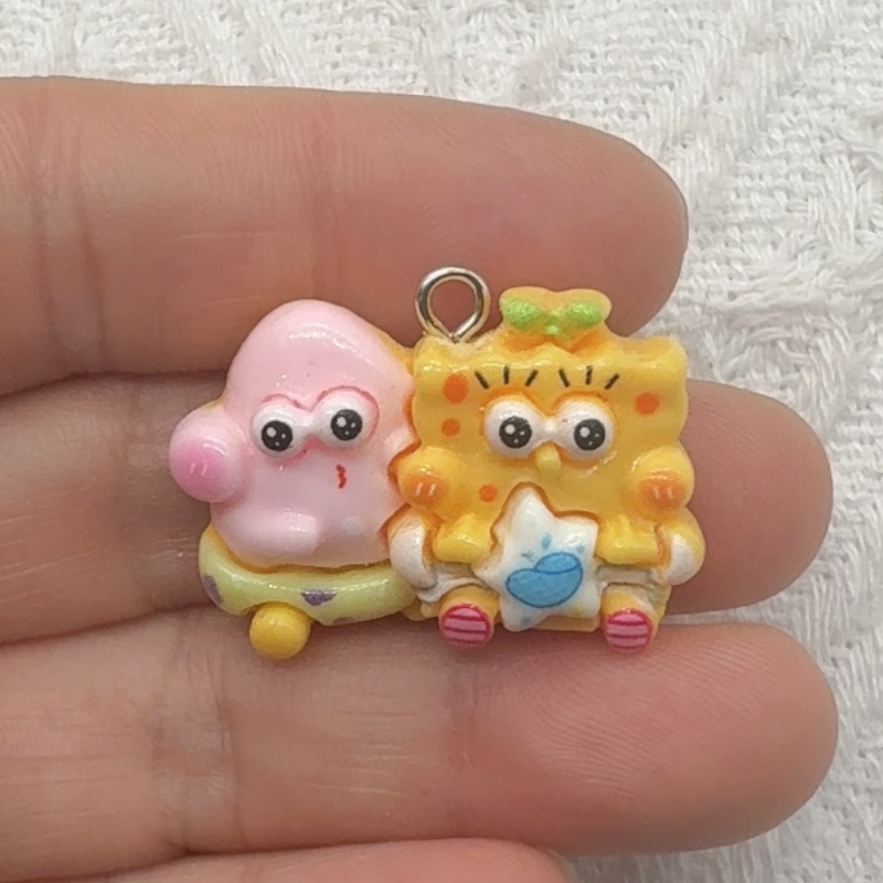 10pcs cartoon resin pendant, D - Resin Art Calligraphy review and price