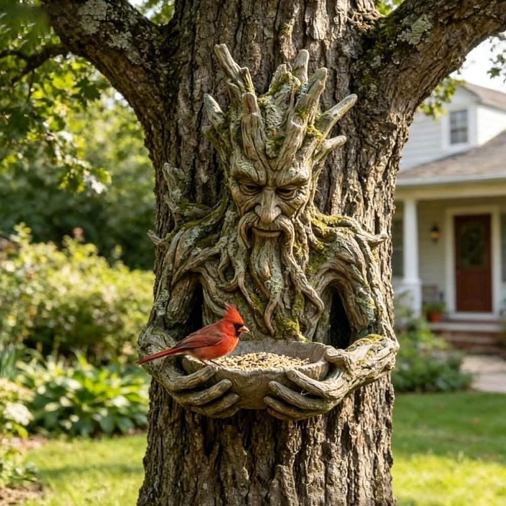 Mounted on Tree Bird Feeder We - Resin Art On Wood review and price